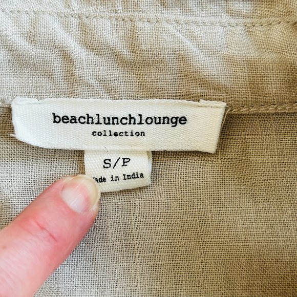 Beach Lunch Lounge Leandra Linen Sleeveless Shift Dress with POCKETS (size S) - Picture 7 of 16
